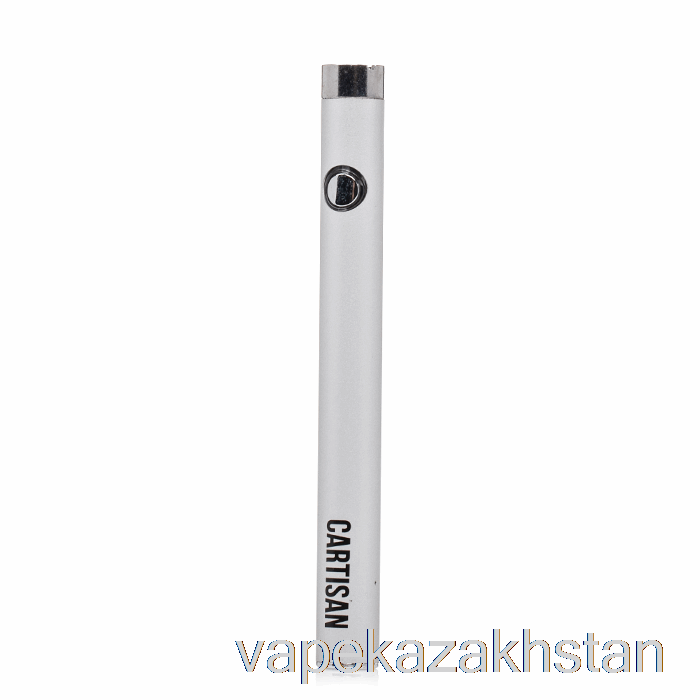 Vape Kazakhstan Cartisan Slim Button 280 510 Battery Silver